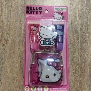 NEW Hello Kitty Lip Gloss & Purse